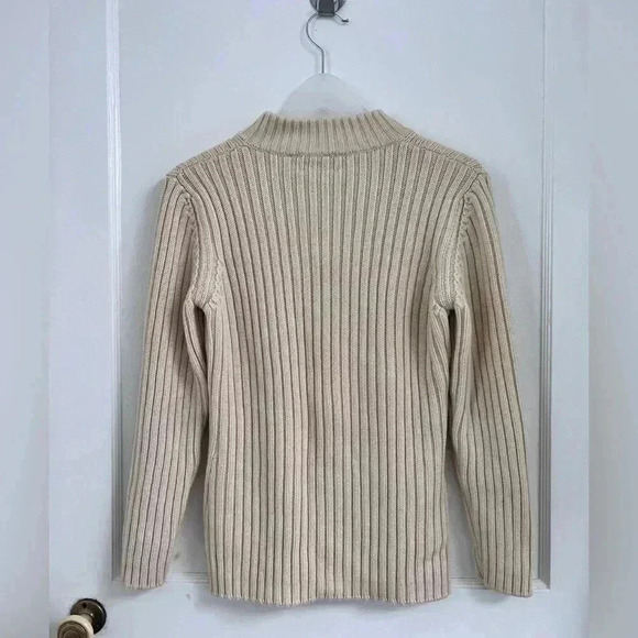 Moncler Pure New Wool Cable Knit Zip Up Sweater LIKE NEW - Picture 2 of 4